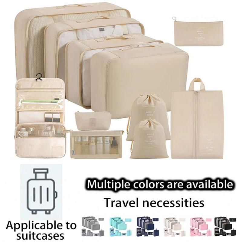 Travel Accessories Toiletry Bag - 여행용 수납 가방 세트 7/8/9/10종 디지털