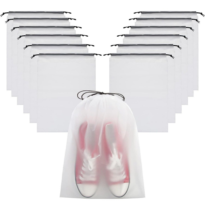 Reusable Zip Bag - 5/10PCS 신발 보관 Drawstring 가방 방수
