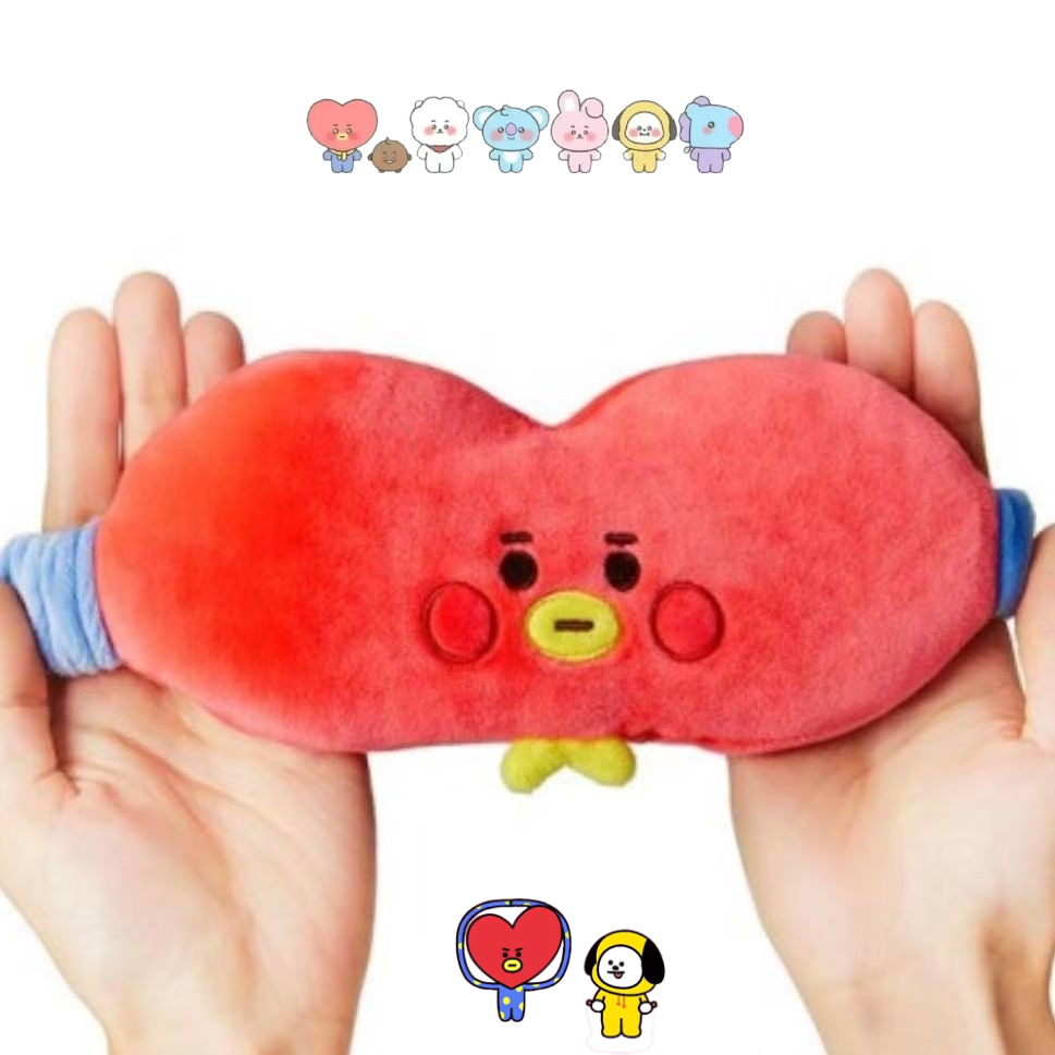 Travel Accessories Store - BT21 만화 귀여운 봉제인형 아이 마스크