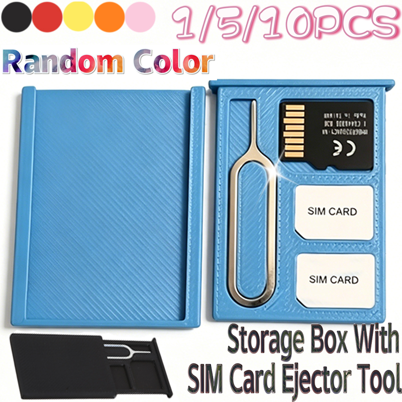 Sim Card Holder Case - 휴대용 PLA 메모리 카드 보관함 SIM
