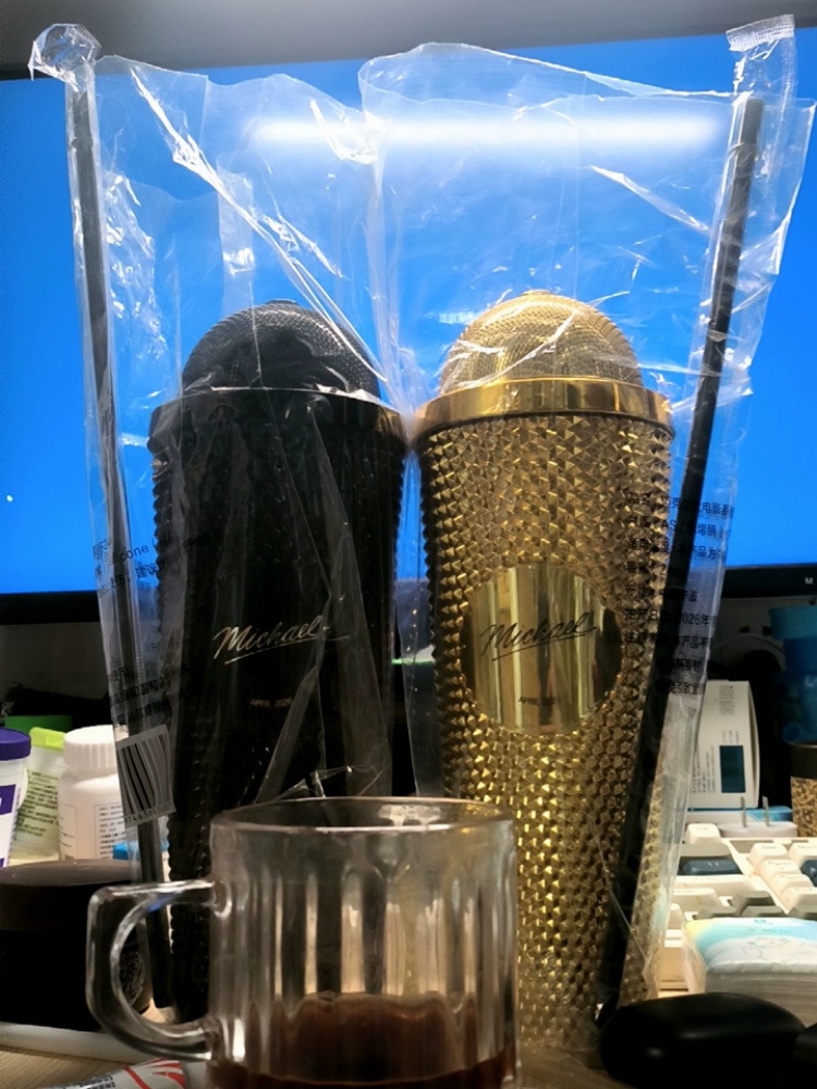 핫 마이클 라인 스톤 텀블러 크리에이티브 빨대 블링 드 - Travel Kitchen Accessories 리뷰 및 가격