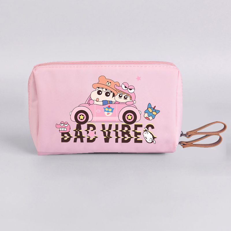 귀여운 크레용 신짱 여성 화장품 가방 만화 여행 방수  - Travel Accessories Toiletry Bag 리뷰 및 가격