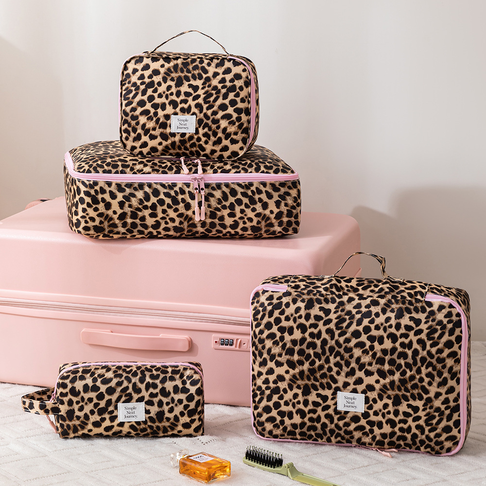 레오파드 메이크업 가방 세면도구 의류 여행용 정리함 대 - Travel Accessories Toiletry Bag 리뷰 및 가격
