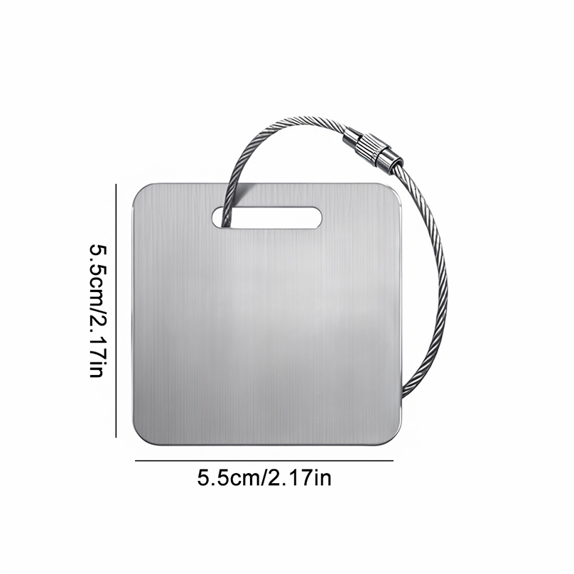 맞춤형 이름 수하물 태그 레이저 각인 라벨 분실 방지  - Travel Accessories Store 리뷰 및 가격