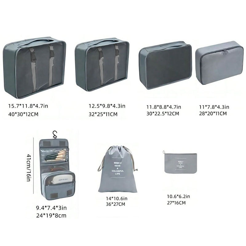 기숙사생용 다용도 여행 수납 세트, 옷, 세면도구, 신 - Travel Accessories Toiletry Bag 리뷰 및 가격