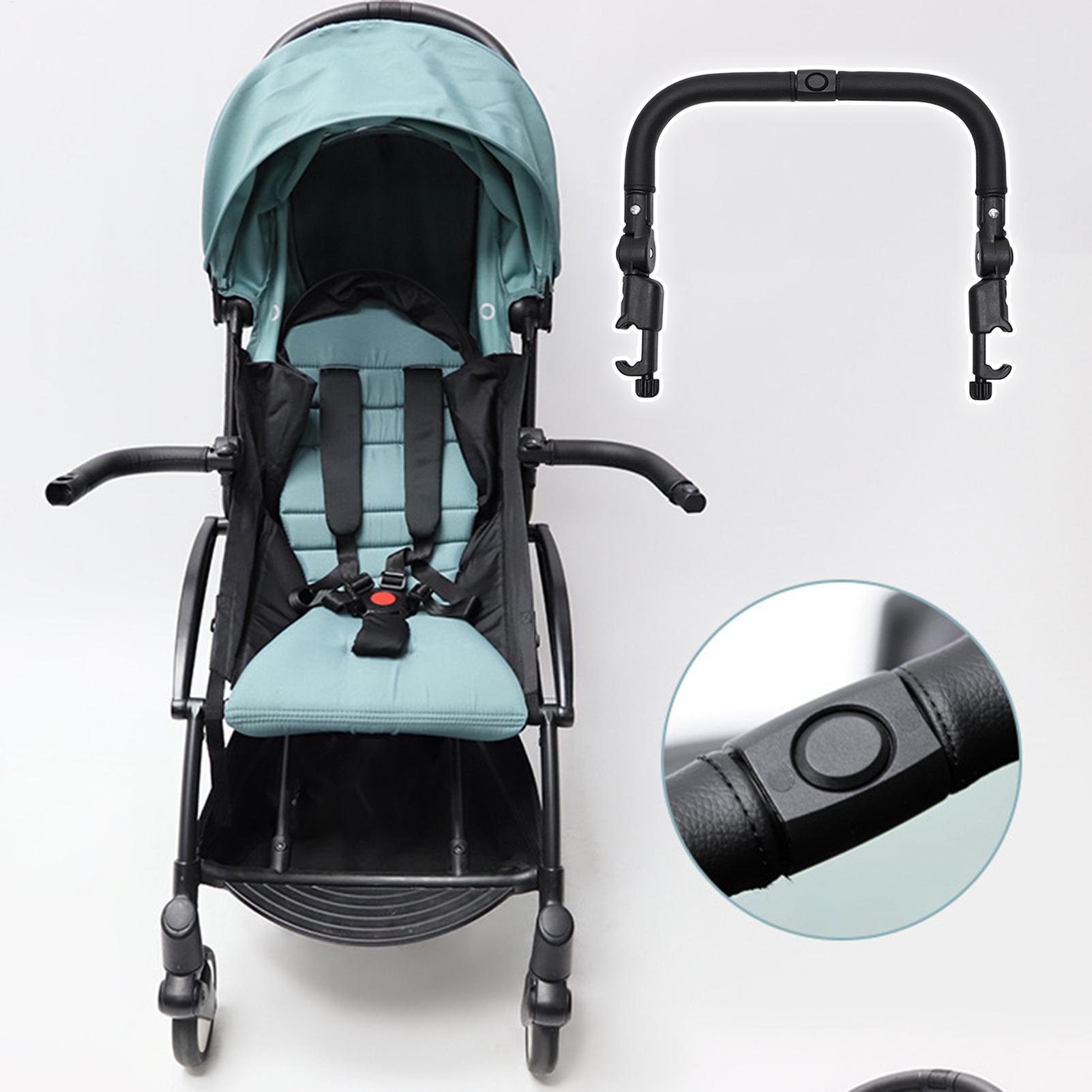 유니버설 유모차 바, 조절 가능한 PU 가죽 베이비 푸 - Travel Accessories With Toddler 리뷰 및 가격