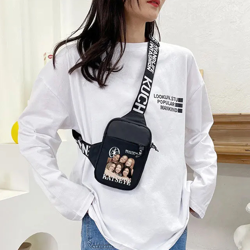패션 K POP K-KATSEYE 여성용 숄더백 휴대용 - Travel Accessories Cute 리뷰 및 가격