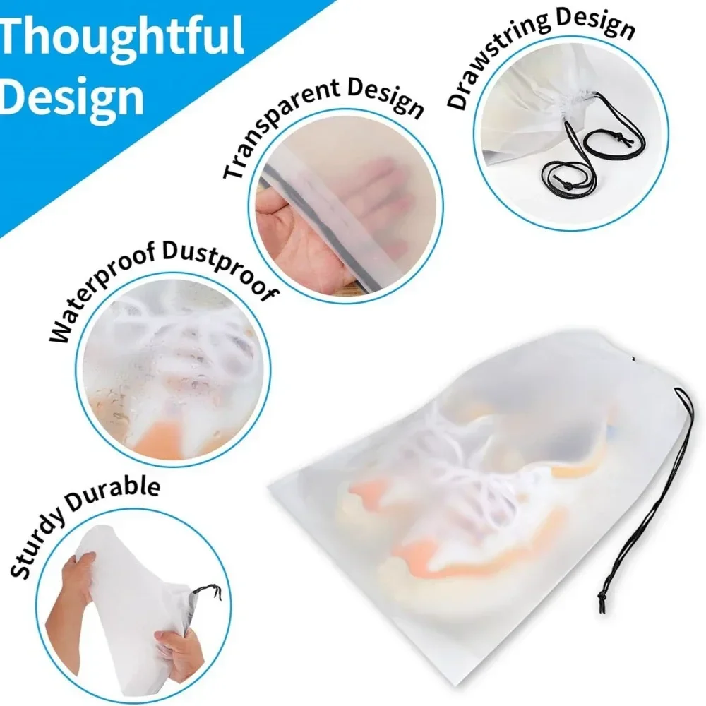 5/10PCS 신발 보관 Drawstring 가방 방수 - Reusable Zip Bag 리뷰 및 가격