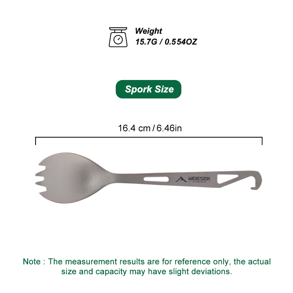Widesea 캠핑 요리 세트 스포크 티타늄 스푼 여행 - Travel Kitchen Accessories 리뷰 및 가격