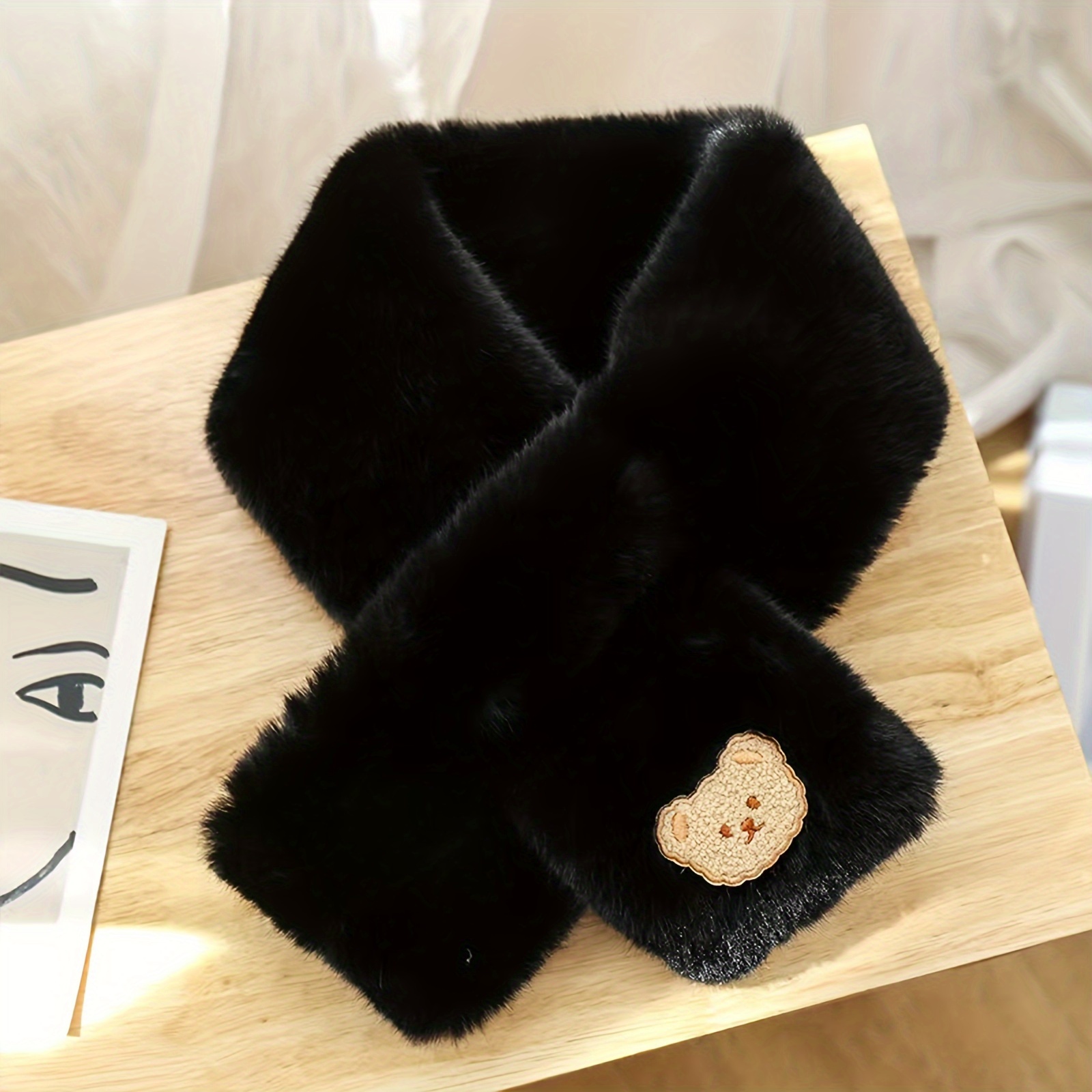 여성용 양털 안감 따뜻한 스카프 & 넥워머 - 방풍 겨 - Travel Accessories Cute 리뷰 및 가격