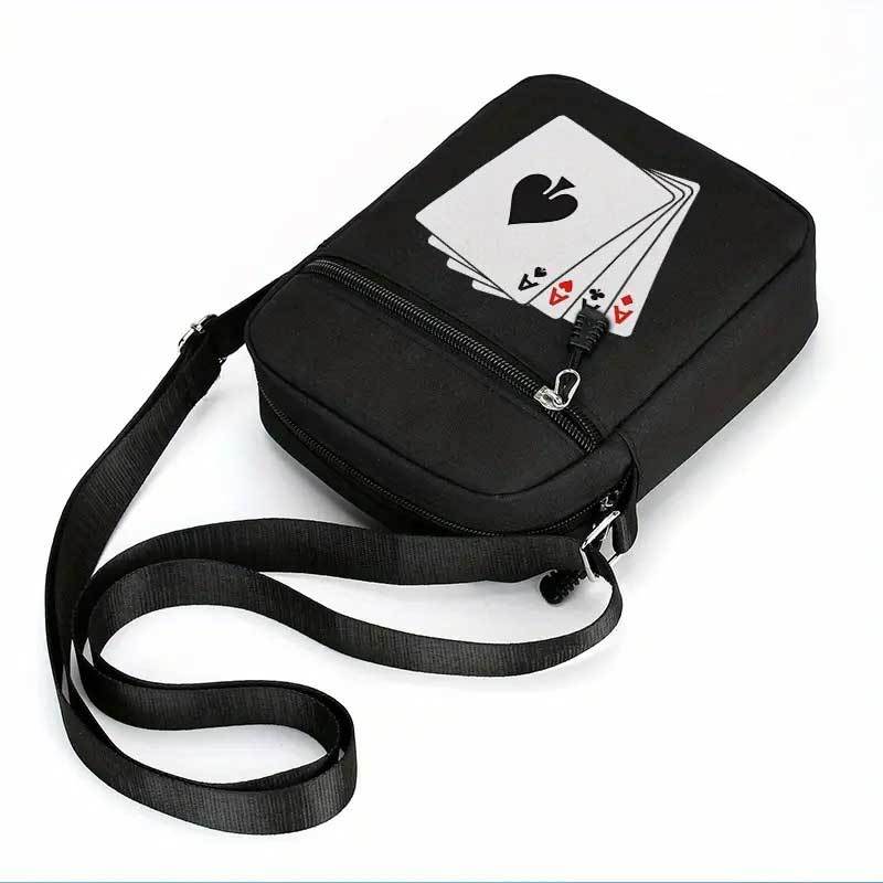 에이스 오브 스페이드 포커 캔버스 숄더백 크로스바디 백 - Travel Accessories And Bags 리뷰 및 가격