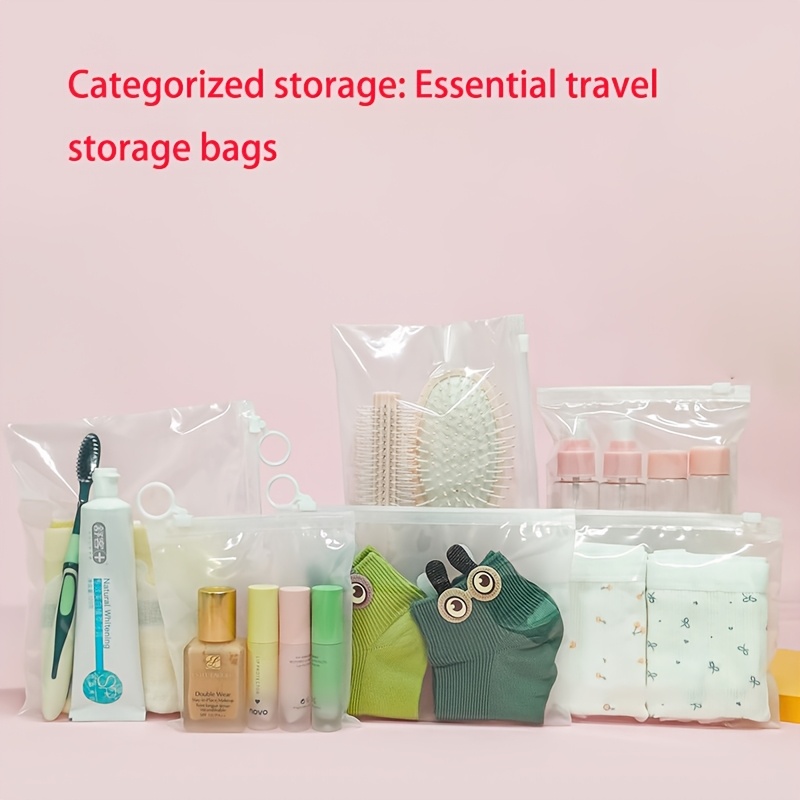 10pcs 여행 저장 가방 다기능 저장 화장품 가방 여 - Reusable Zip Bag 리뷰 및 가격