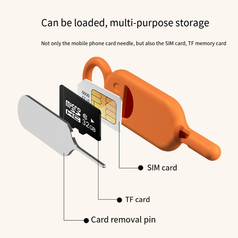 SIM 카드 홀더 키체인 (이젝트 핀 포함) 분실 방지 - Sim Card Holder Case 리뷰 및 가격