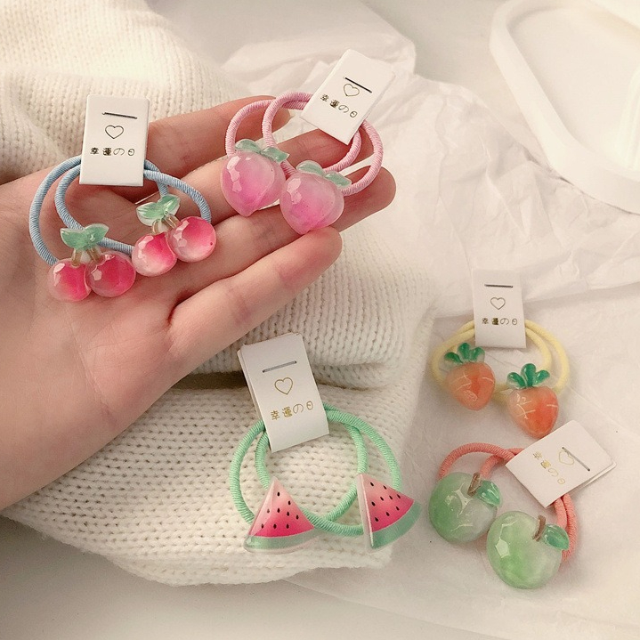 어린이 당근 머리끈 5쌍 미끄럼 방지 탄력 머리띠 소녀 - Travel Accessories With Toddler 리뷰 및 가격