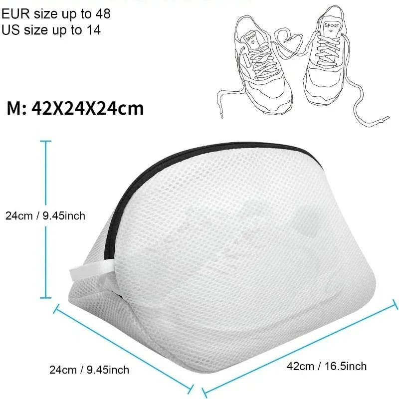 메쉬 세탁 가방 지퍼가 달린 세탁기 신발 가방 여행용  - Reusable Zip Bag 리뷰 및 가격