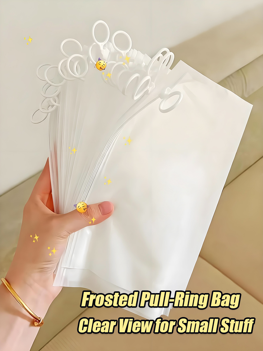 10/20pcs INS 서리로 덥은 방수 풀링 지퍼 백 - Reusable Zip Bag 리뷰 및 가격