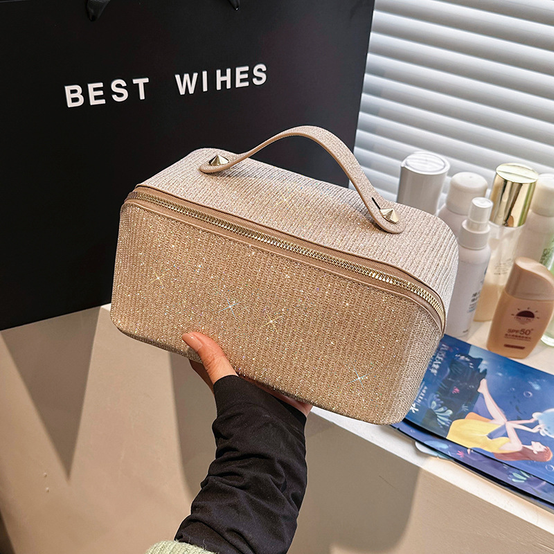 2026 새로운 여성용 휴대용 화장품 박스 반짝이는 메 - Travel Accessories Toiletry Bag 리뷰 및 가격
