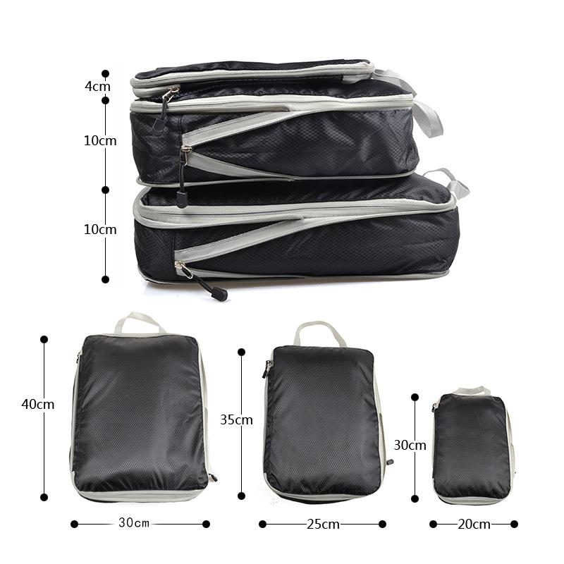 접이식 압축 포장 큐브, 방수 여행용 보관 가방, 나일 - Reusable Zip Bag 리뷰 및 가격