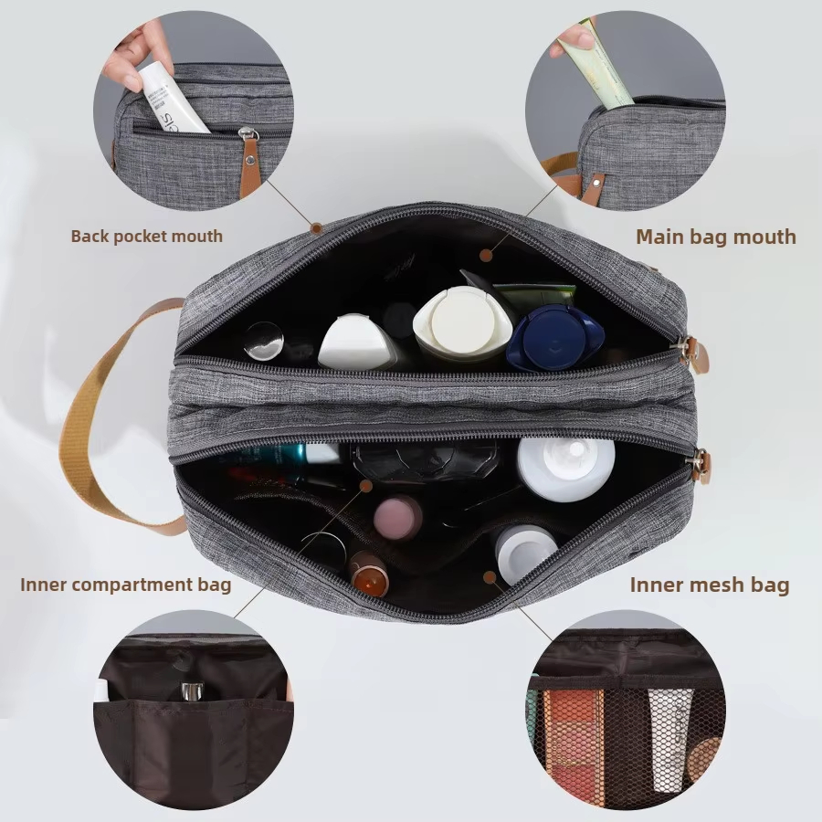 대용량 휴대용 메이크업 가방, 양이온 여행용 수납 가방 - Travel Accessories Toiletry Bag 리뷰 및 가격