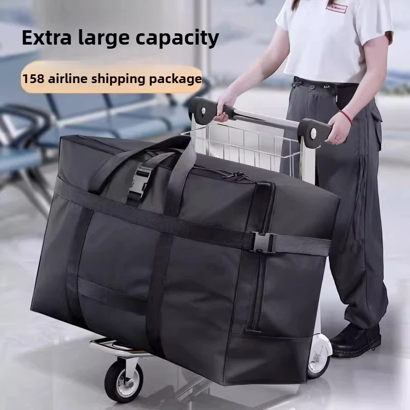특대형 여행용 더플백 접이식 옥스포드 이사 가방 항공사 - Travel Accessories And Bags 리뷰 및 가격