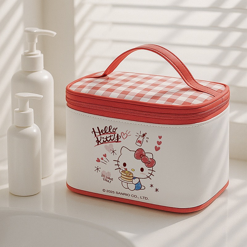 헬로 키티 메이크업 가방 귀여운 세면도구 정리함 휴대용 - Travel Accessories Toiletry Bag 리뷰 및 가격