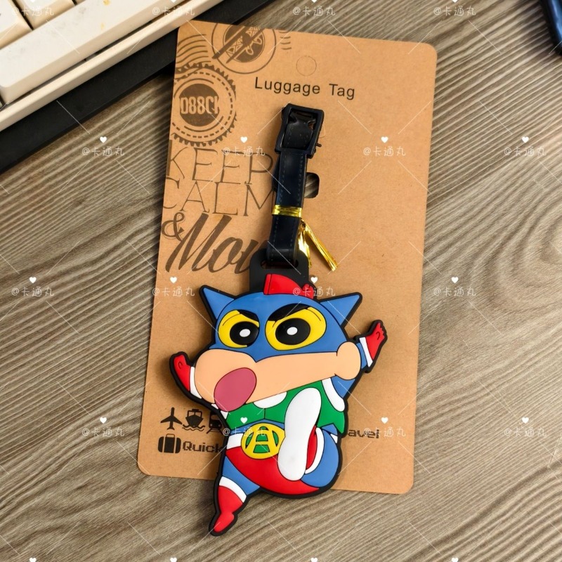 크레용신짱 만화 애니메이션 캐릭터 패션 러기지 태그 귀 - Travel Accessories Store 리뷰 및 가격