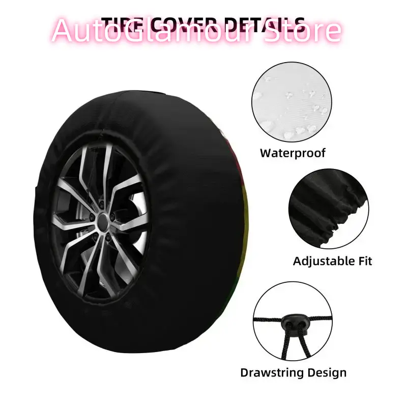유다왕 라스타 사자 스페어 휠 타이어 커버 (파제로,  - Travel Accessories For Jamaica 리뷰 및 가격