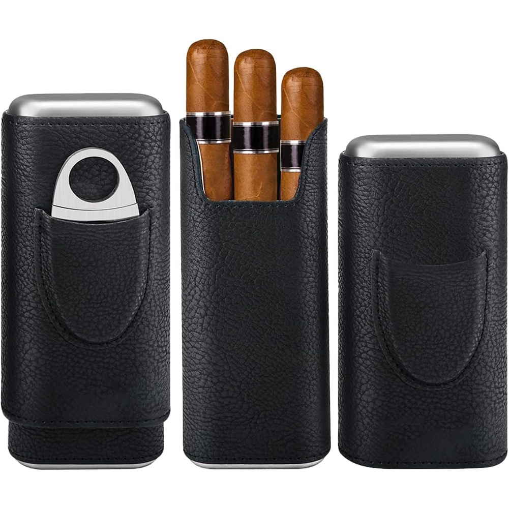 최고급 스테인리스 스틸 시가 커터 포함-시더 우드 라이 - Travel Accessories Best 리뷰 및 가격
