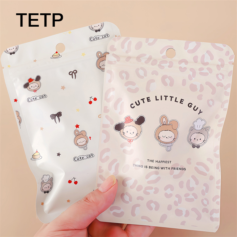 TETP 100개 알루미늄 호일 만화 지퍼백 걸이 구멍 - Reusable Zip Bag 리뷰 및 가격