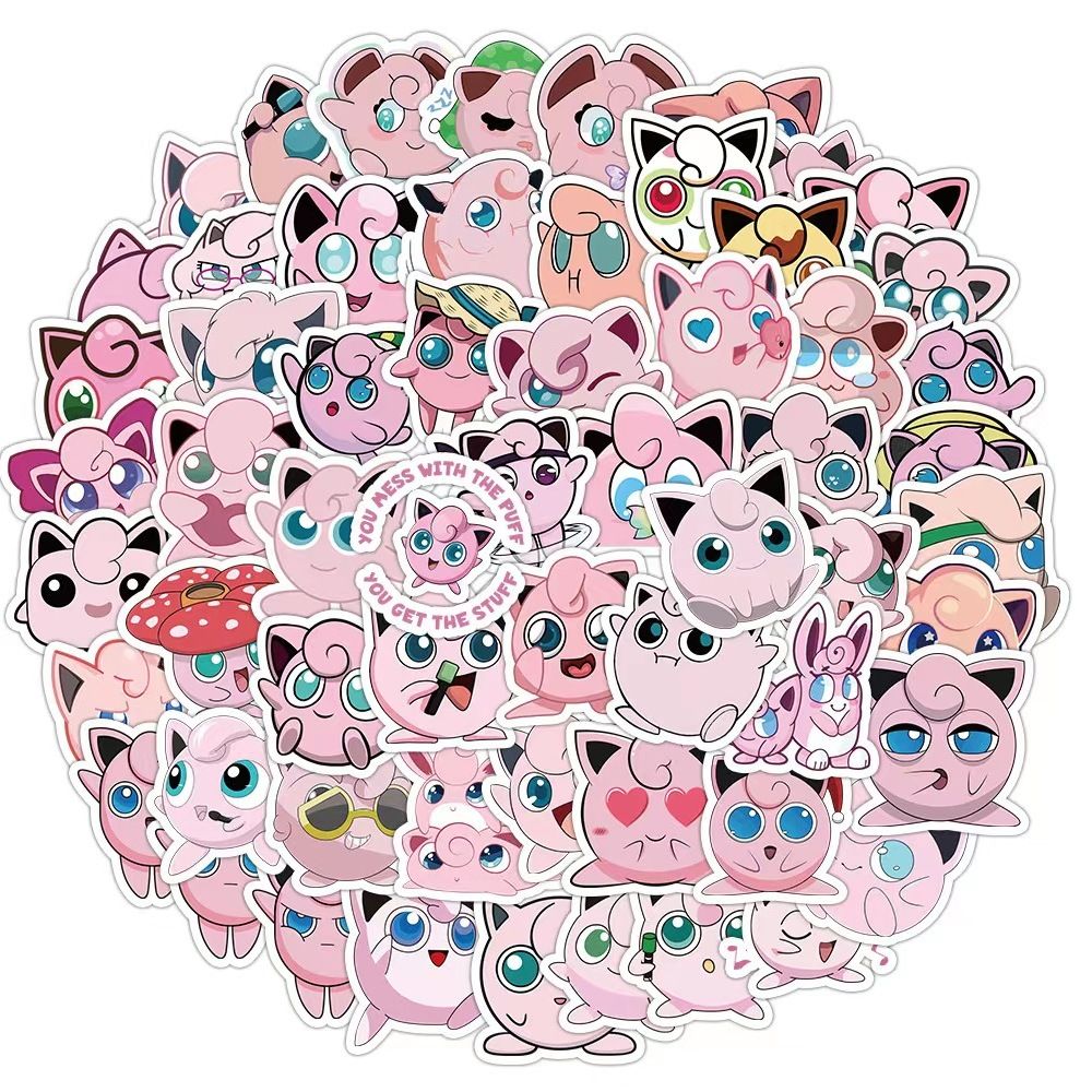 포켓몬 50종의 귀여운 지글리퍼프 스티커 - 일기장,  - Travel Accessories Cute 리뷰 및 가격