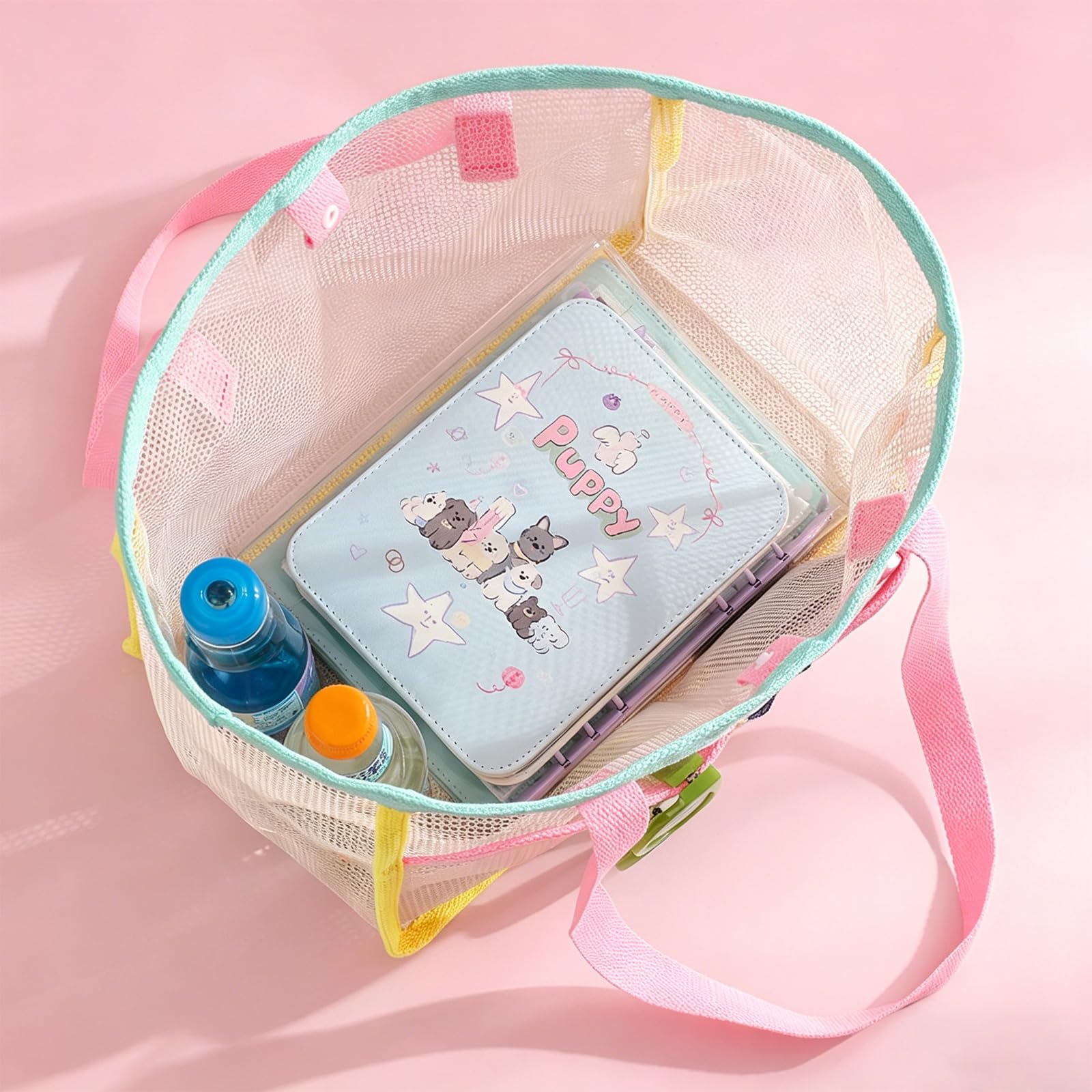 여성용 비치백, 화려한 접이식 그물망 모래 가방, 여행 - Travel Accessories Store 리뷰 및 가격