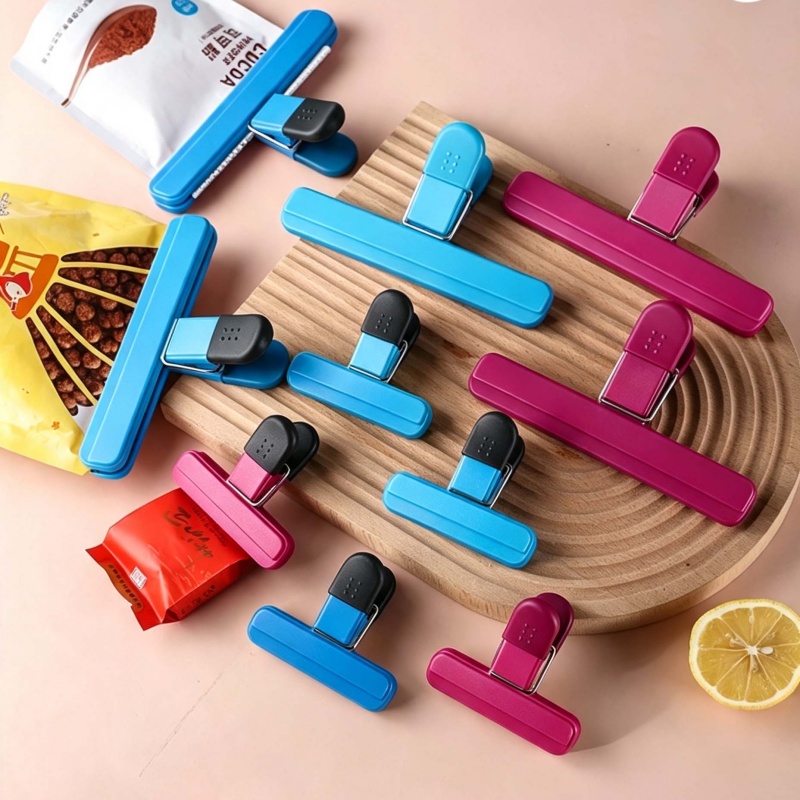 4Pcs 휴대용 비닐 봉투 씰링 클립, 식품 스낵 가방 - Travel Kitchen Accessories 리뷰 및 가격
