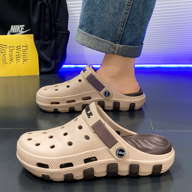 여름 신상 샌들 남성 홀 슈즈 남성 여행 가방 헤드 샌 - Shoe Bag Travel 리뷰 및 가격