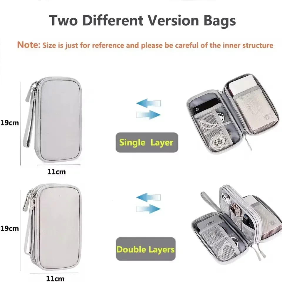 여행용 케이블 가방 휴대용 디지털 보관 파우치 충전기  - Travel Accessories And Bags 리뷰 및 가격