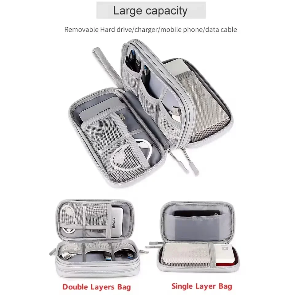 여행용 케이블 가방 휴대용 디지털 보관 파우치 충전기  - Travel Accessories And Bags 리뷰 및 가격