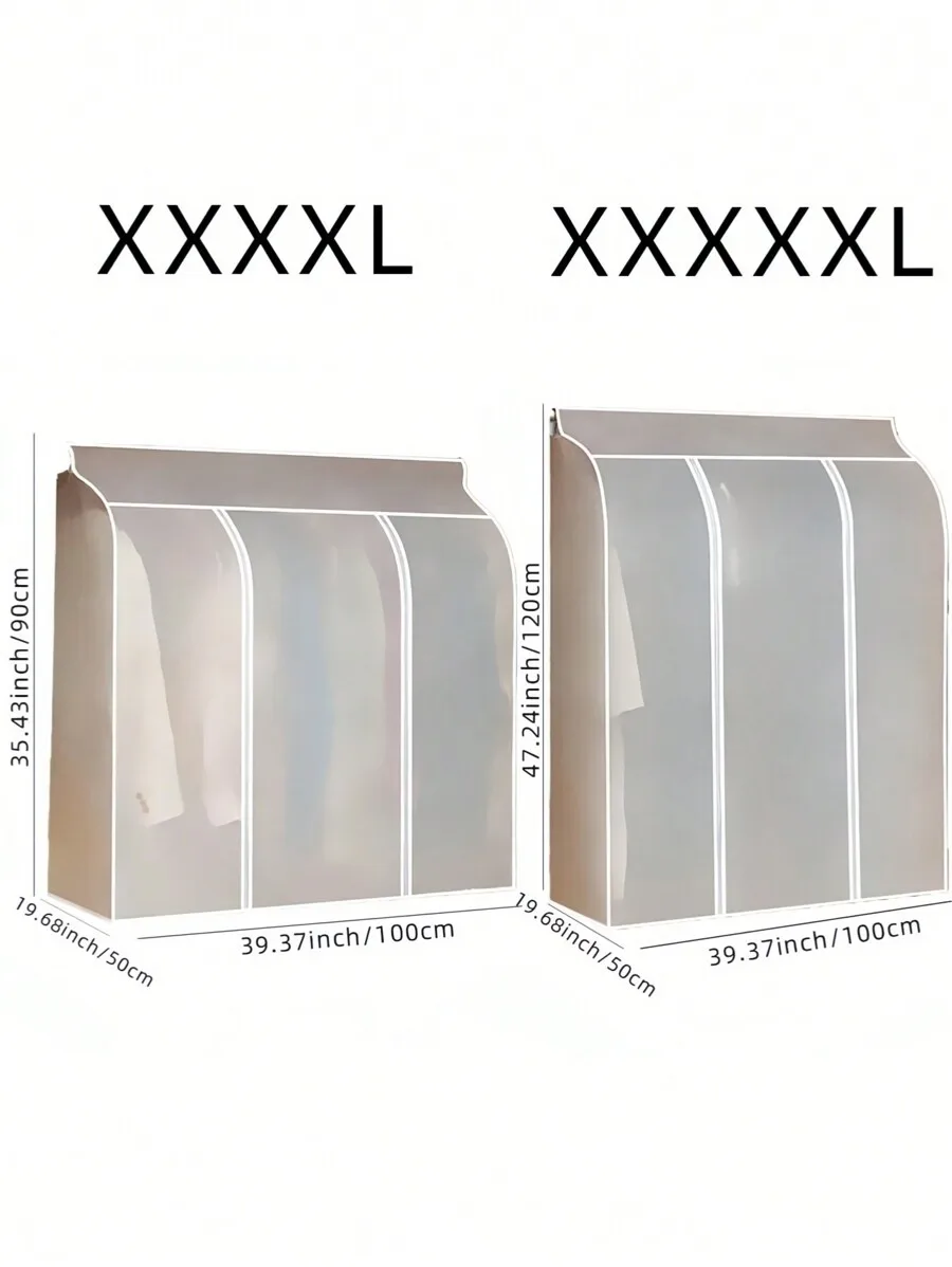 SHEIN 1/2개 3D 투명 의류 먼지 커버 – 의류 - Shoe Bag Travel 리뷰 및 가격