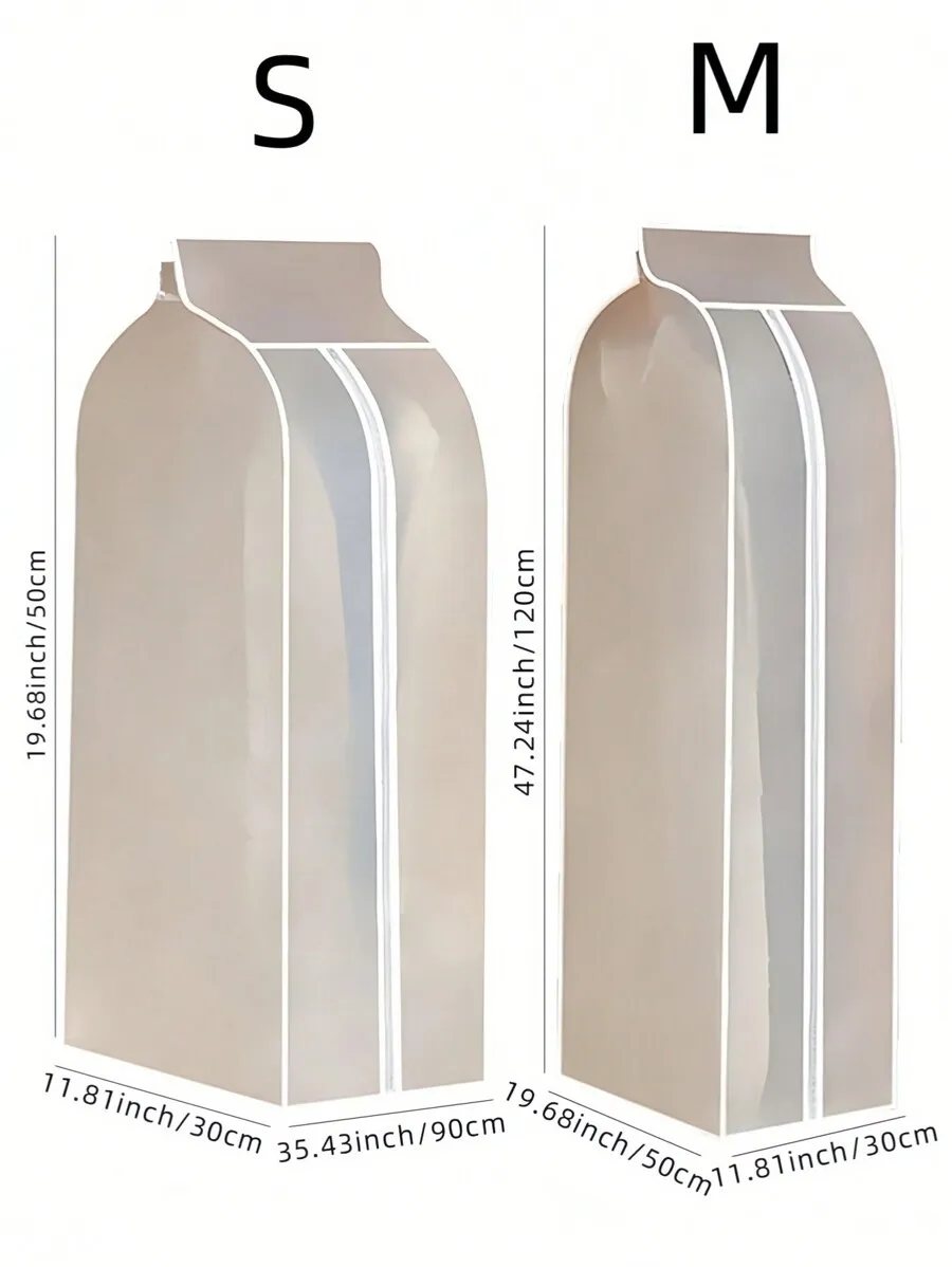 SHEIN 1/2개 3D 투명 의류 먼지 커버 – 의류 - Shoe Bag Travel 리뷰 및 가격
