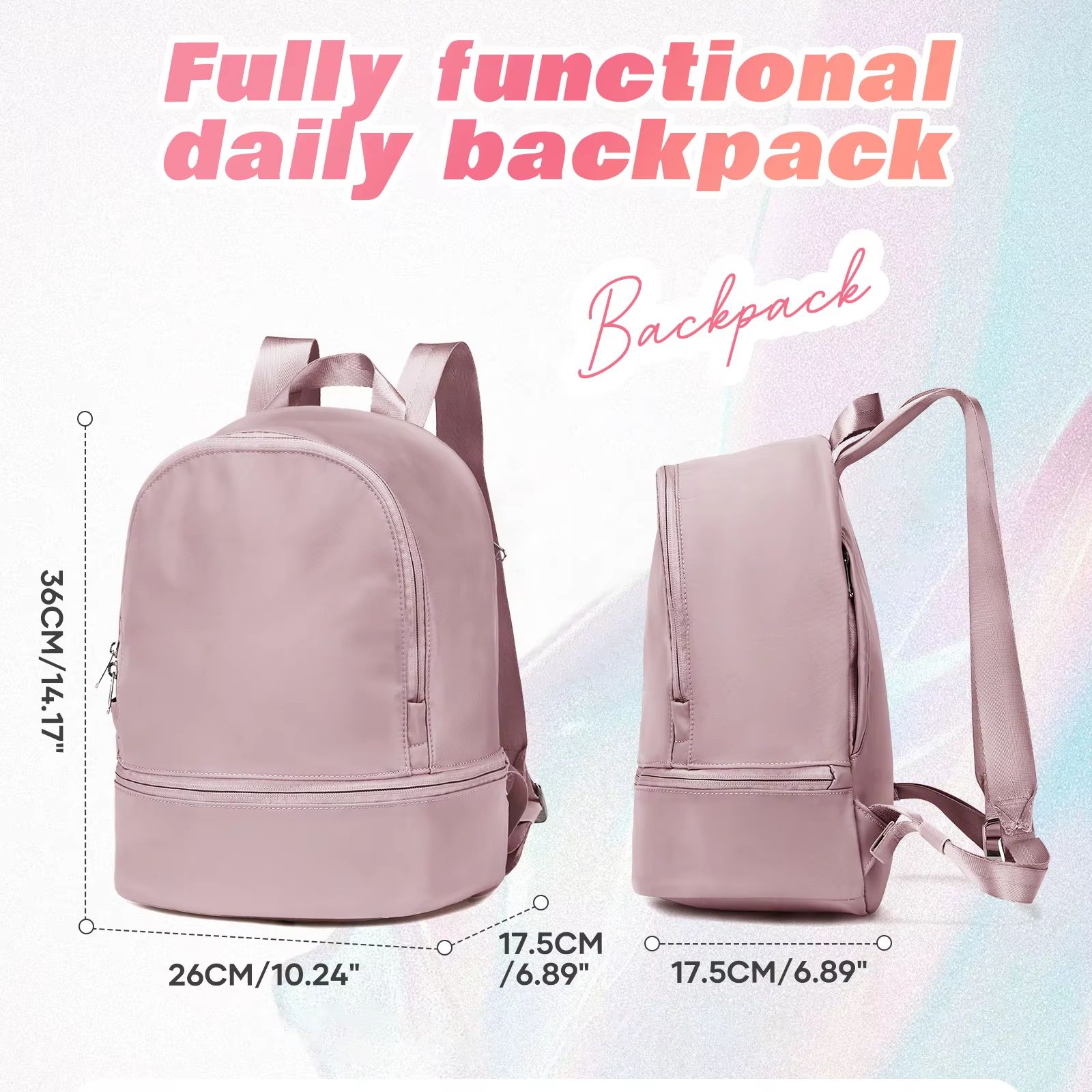 여성용 가방, 신발 수납공간이 있는 소형 스포츠 백팩, - Shoe Bag Travel 리뷰 및 가격