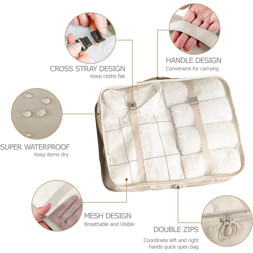 세트형 짐싸기 큐브 또는 여행용 가방 대형 짐 정리함, - Travel Accessories Toiletry Bag 리뷰 및 가격