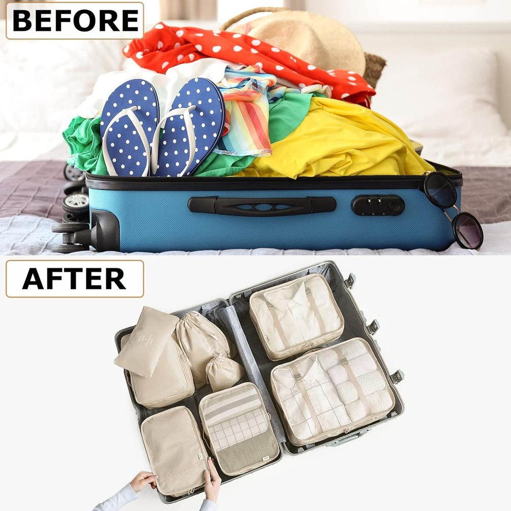 세트형 짐싸기 큐브 또는 여행용 가방 대형 짐 정리함, - Travel Accessories Toiletry Bag 리뷰 및 가격