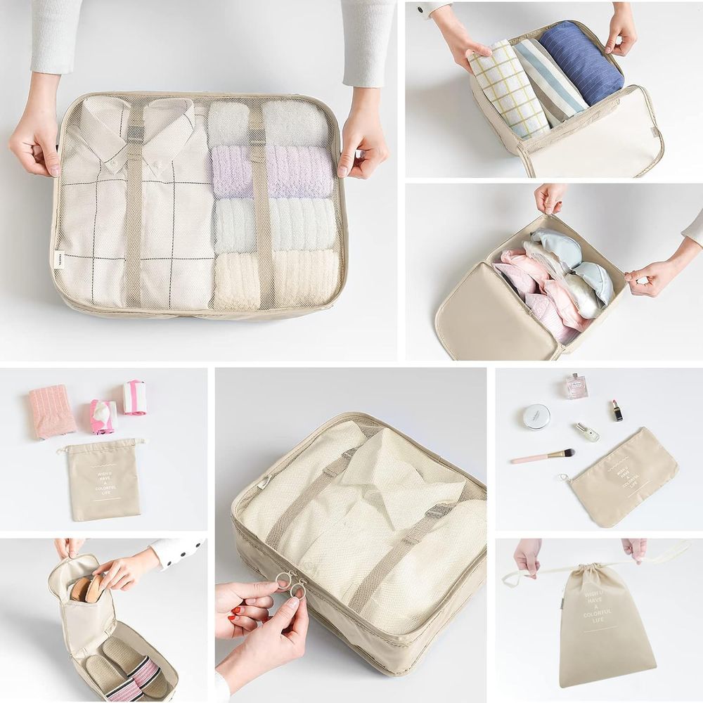 세트형 짐싸기 큐브 또는 여행용 가방 대형 짐 정리함, - Travel Accessories Toiletry Bag 리뷰 및 가격