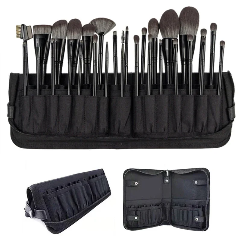 29/23 구멍 접이식 메이크업 브러쉬 가방 여성 메이 - Travel Accessories Toiletry Bag 리뷰 및 가격