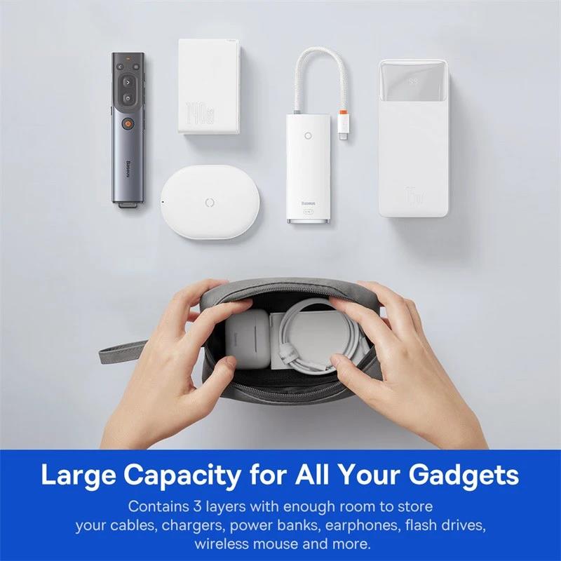 휴대용 전화 방수 가방 여행용 충전기 케이블 보관 케이 - Travel Accessories And Bags 리뷰 및 가격