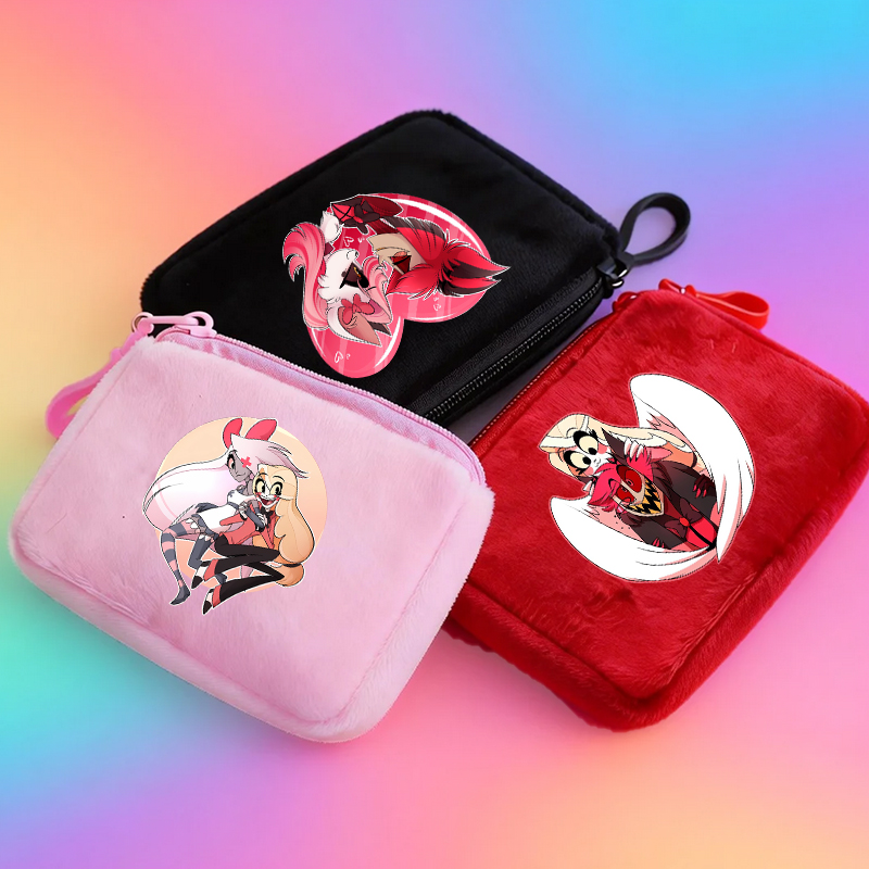 Hazbins 호텔 시리즈 미니 지갑 만화 찰리 동전  - Travel Accessories Cute 리뷰 및 가격